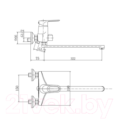 Смеситель Fashun A2204