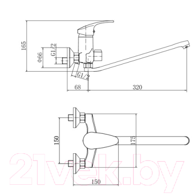 Смеситель Fashun A2206