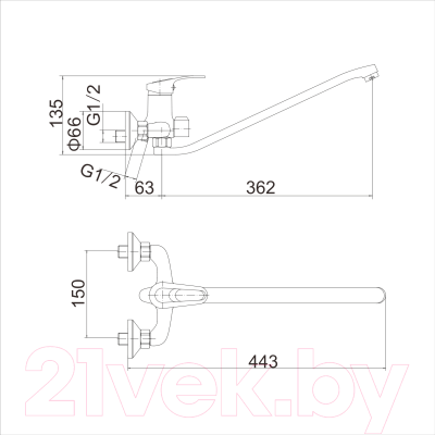 Смеситель Fashun A2237