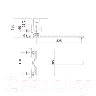 Смеситель Fashun A2282-7