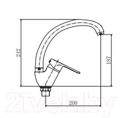 Смеситель Fashun A4104-2