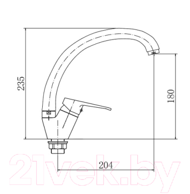 Смеситель Fashun A4113-2