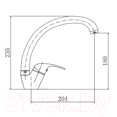 Смеситель Fashun A4115