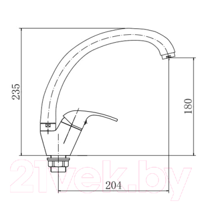 Смеситель Fashun A4115-2