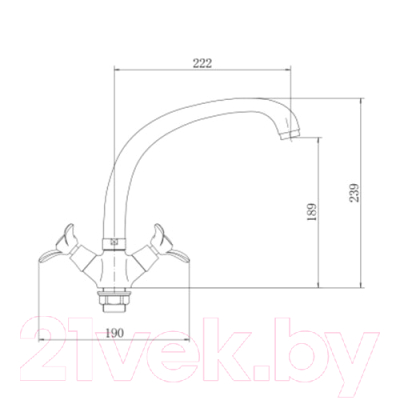 Смеситель Fashun A4212-2