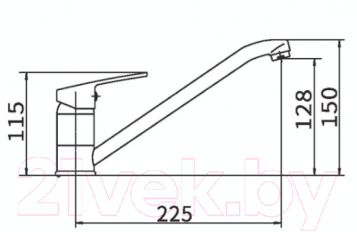 Смеситель Fashun A4214-B