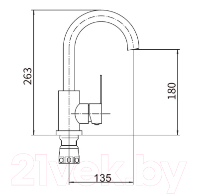 Смеситель Fashun A54001-1