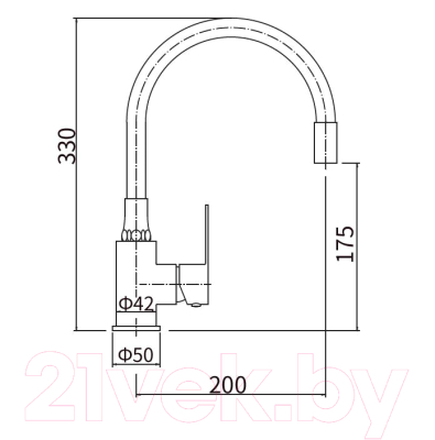 Смеситель Fashun A54101-6