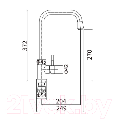 Смеситель Fashun A54909-A