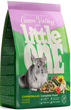 Корм для грызунов Mealberry Little One для шиншилл Зеленая долина (750г) - фото