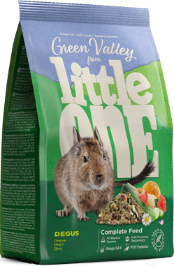 Корм для грызунов Mealberry Little One Зеленая долина для дегу (750г) - фото