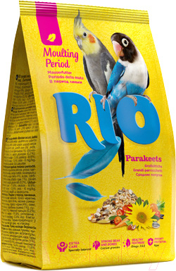 Корм для птиц Mealberry RIO для средних попугаев в период линьки (1кг) - фото