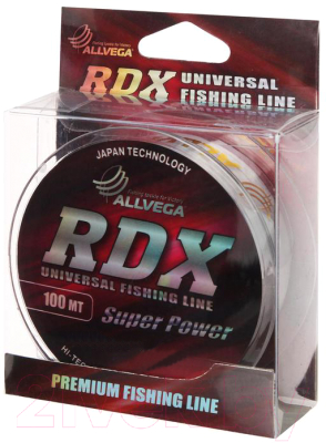 Леска монофильная Allvega RDX Universal 0.14мм 100м / RDX10014 - фото