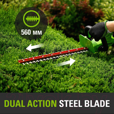 Кусторез Greenworks G24HT56