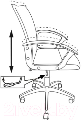 Кресло офисное Бюрократ CH-590