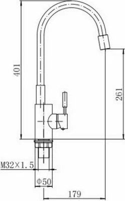Смеситель Fashun A4053+B07
