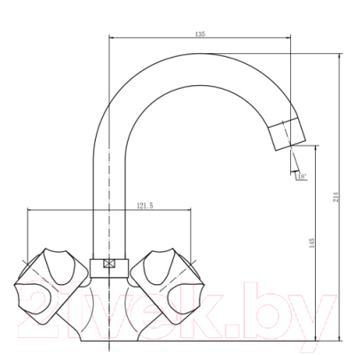 Смеситель Fashun A1326