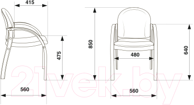 Стул офисный Бюрократ Джуно 