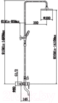Душевая система Fashun A52409