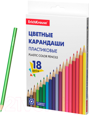 Набор цветных карандашей Erich Krause Basic / 53362 - фото