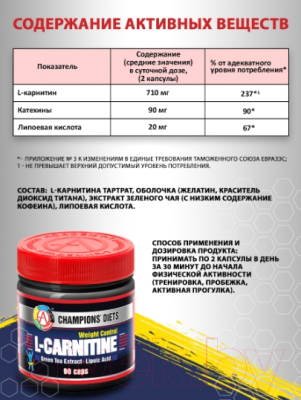 L-карнитин Академия-Т L-Carnitine Weight