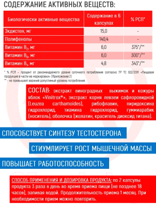 Тестобустер Академия-Т Ecdysterone