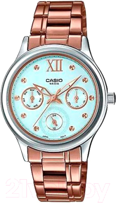 Часы наручные женские Casio LTP-E306R-2A - фото