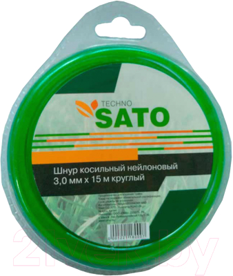 Леска для триммера Sato Techno 3.0мм x 15м - фото