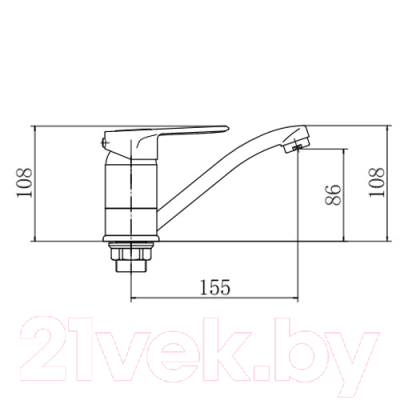 Смеситель Fashun A4504-2