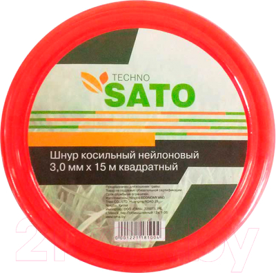 Леска для триммера Sato Techno 3.0мм x 15м - фото