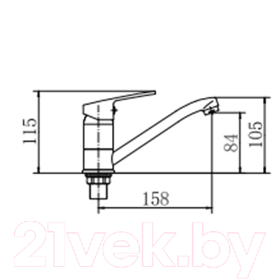 Смеситель Fashun A4516-2