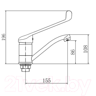 Смеситель Fashun A4554-2