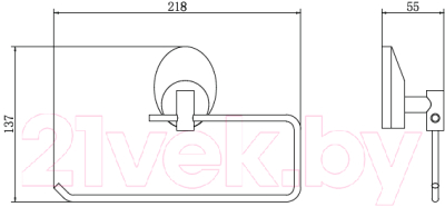 Держатель для туалетной бумаги Fashun A1603-2