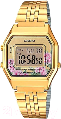 Часы наручные женские Casio LA-680WGA-4C - фото