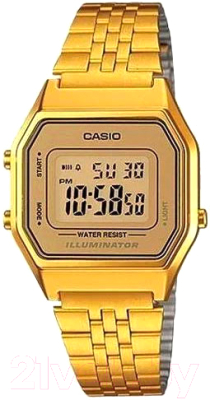 Часы наручные женские Casio LA-680WGA-9E - фото