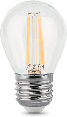 Лампа Gauss Filament Шар 9W 680lm 2700К Е27 / 105802109 - фото