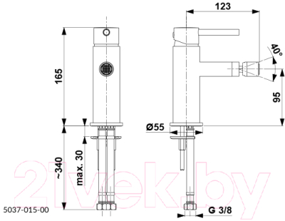 Смеситель Armatura Moza 5037-015-00