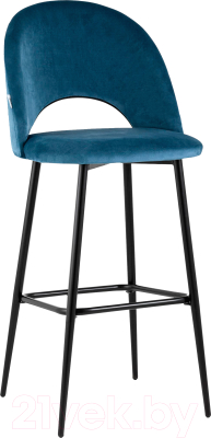 Стул барный Stool Group Меган / AV 415-H58-08(B) (велюр пыльно-синий) - фото