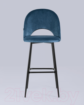 Стул барный Stool Group Меган / AV 415-H58-08(B) (велюр пыльно-синий)