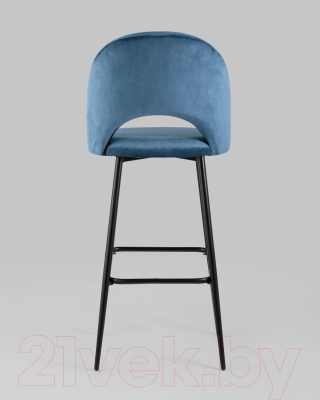 Стул барный Stool Group Меган / AV 415-H58-08(B) (велюр пыльно-синий)