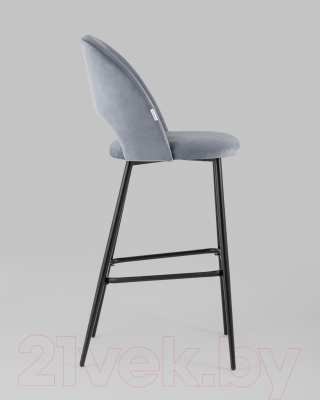 Стул барный Stool Group Меган / AV 415-H14-08(B) (велюр серый)