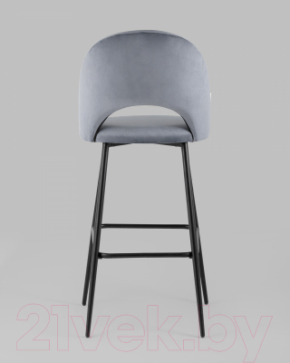 Стул барный Stool Group Меган / AV 415-H14-08(B) (велюр серый)