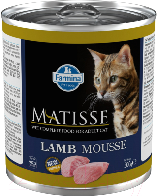 Влажный корм для кошек Farmina Matisse Mousse Lamb - фото