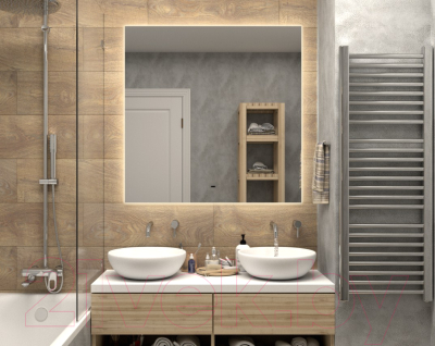 Зеркало Континент Trezhe Led 100x100