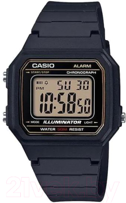 Часы наручные мужские Casio W-217H-9A - фото