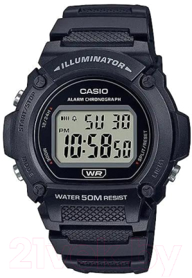 Часы наручные мужские Casio W-219H-1A - фото