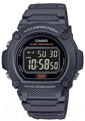 Часы наручные мужские Casio W-219H-8B - фото