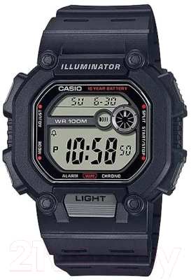 Часы наручные мужские Casio W-737H-1A - фото