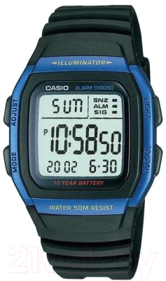 Часы наручные мужские Casio W-96H-2A - фото