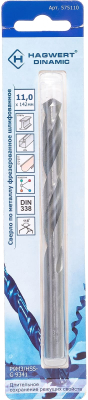 Сверло Hagwert Dinamic 11.0х142мм P9M3 / 575110 - фото